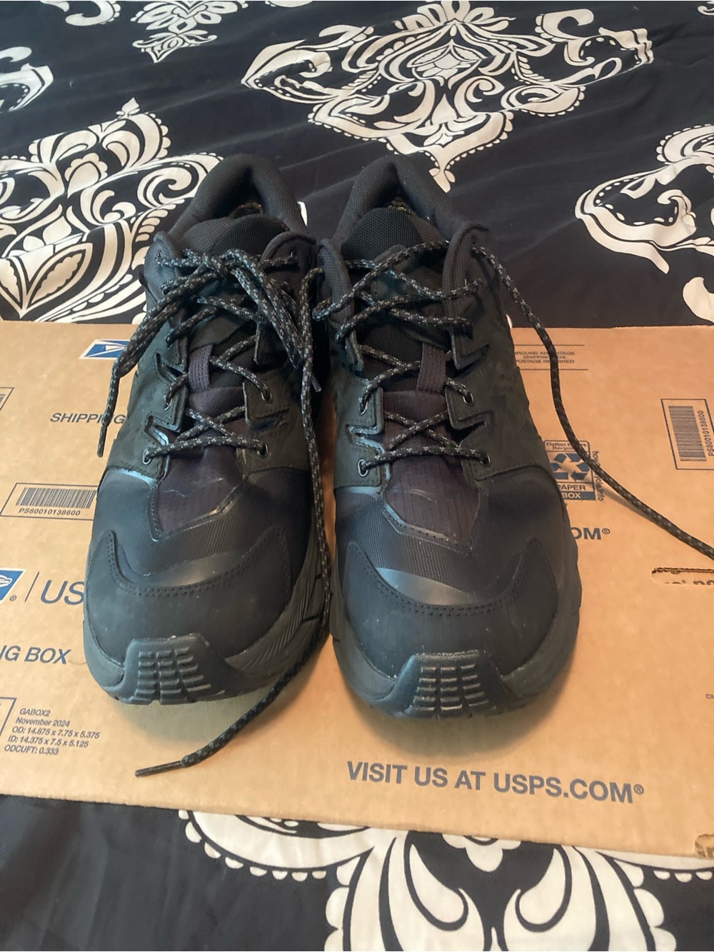 Hoka One One Men's Black Athletic Trail Shoes